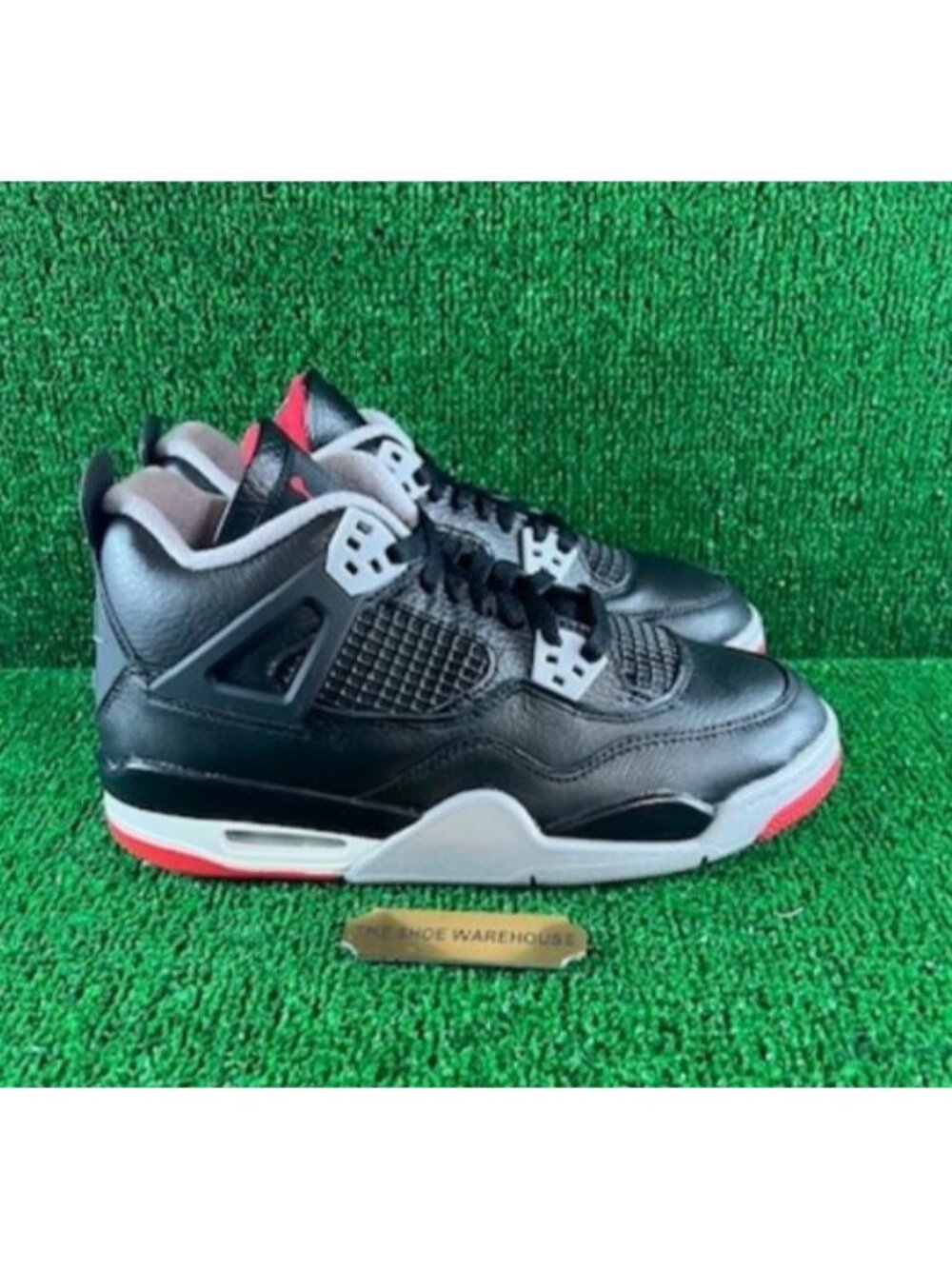 Air Jordan 4 Retro Bred Reimagine B-GRADE Shoe FQ8213-006 GS Sz 6.5Y / WMNS Sz 8